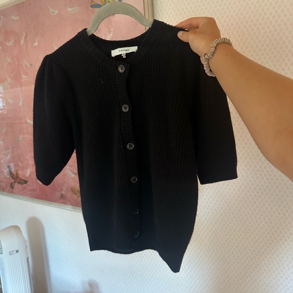Black Frame Cardigan